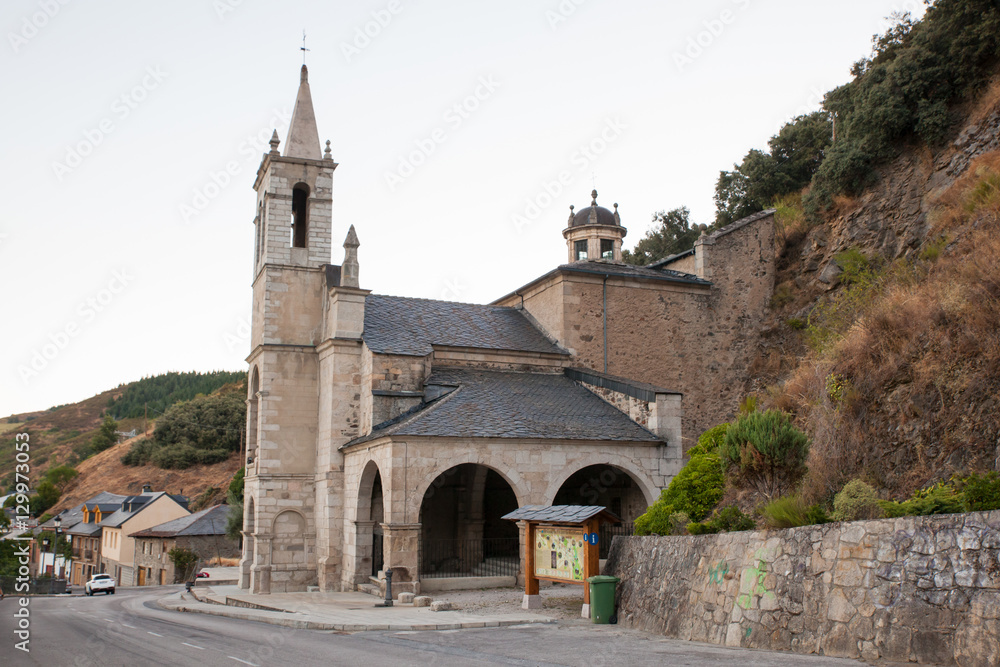 Shrine of Las Angustias in Molinaseca, Spain