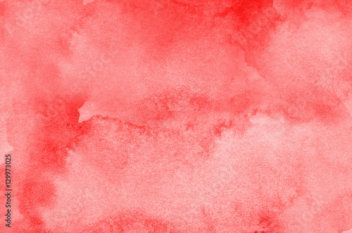 Abstract red watercolor background photo