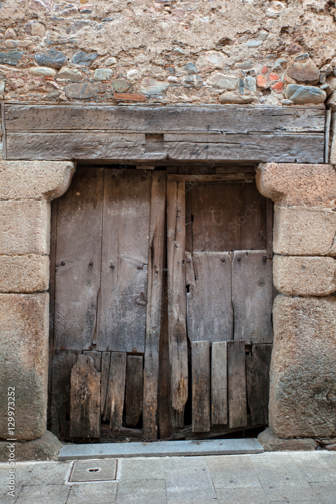 Old door of rural house Old door of rural house