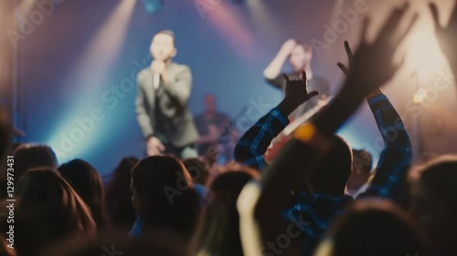 people dancing at live music concert