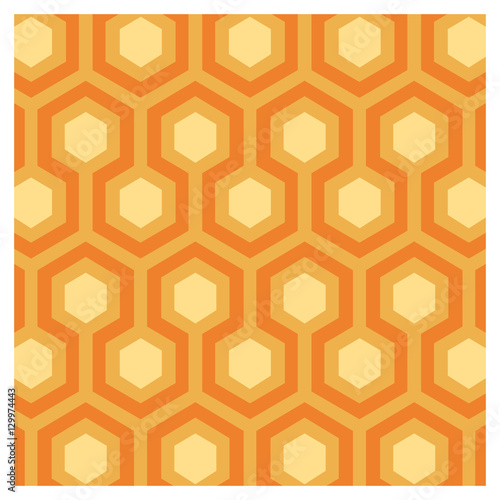 Vector background of seventies colorful wallpaper