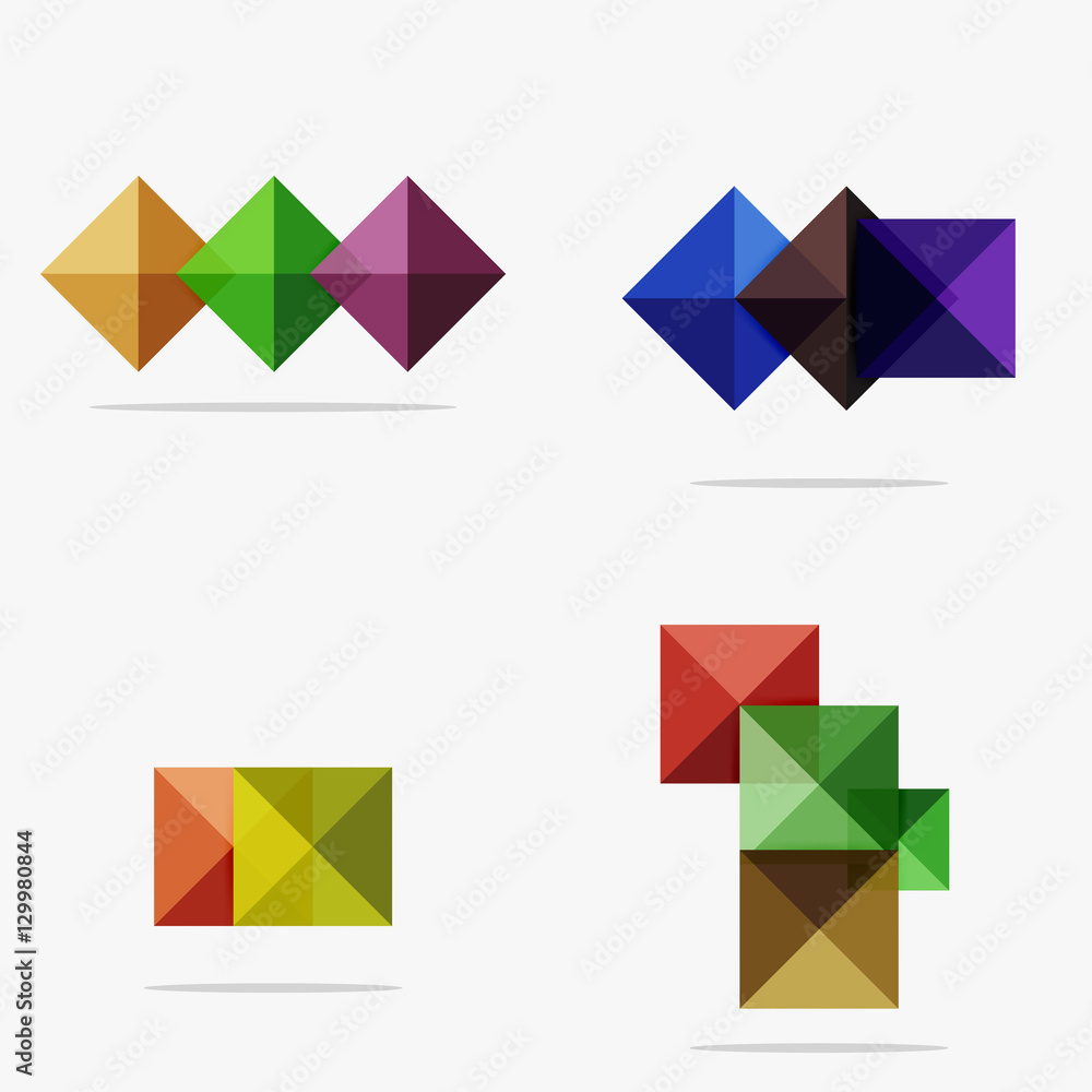 Vector blank abstract squares background Vector blank abstract squares background