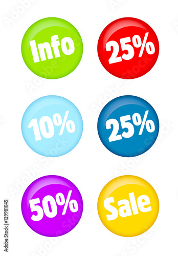 Glossy Sale Button