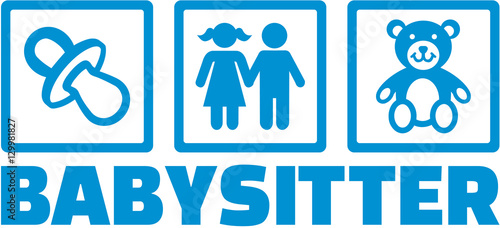 Babysitter icons