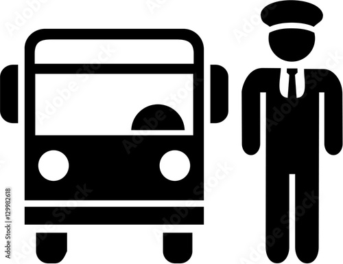 Bus driver icon