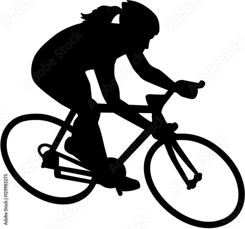 Female Bike Bicycle Cyclist