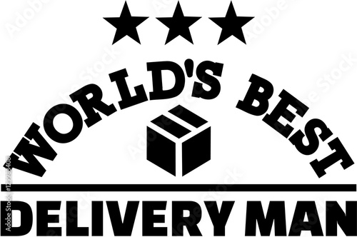 World's best delivery man