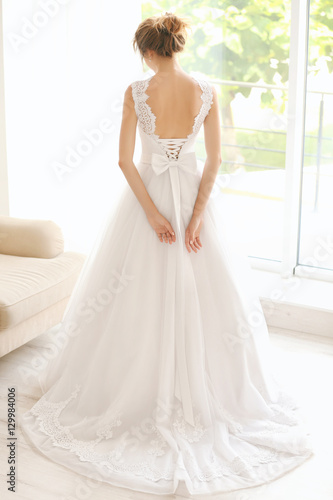 Bride in a beautiful weddin...