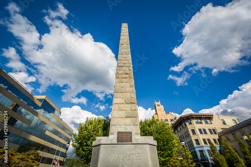 The Vance Memorial in downtown Asheville, North Carolina.