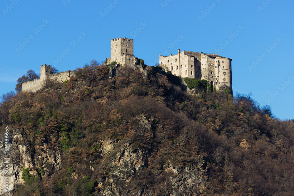 Fototapeta premium View of the castle of Pergine, Italy