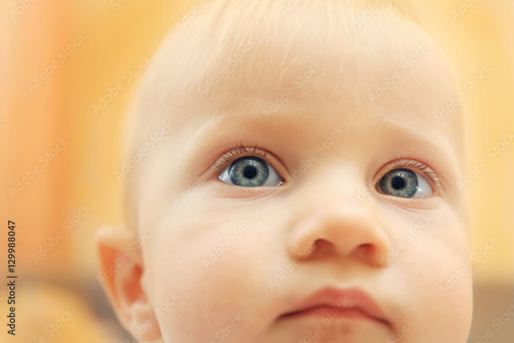 Portrait of cute little baby boy closeup Portrait of cute little baby boy closeup