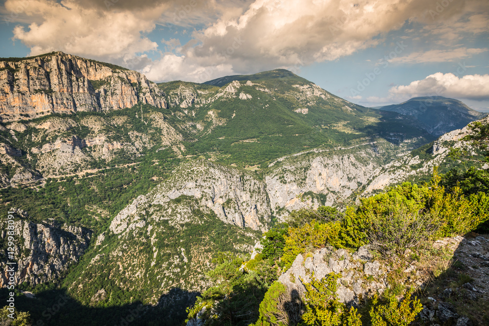 Beautiful landscape of the Gorges Du Verdon in south-eastern