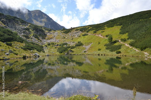 Lake in West Tatras in Slovakia. Summer 2015