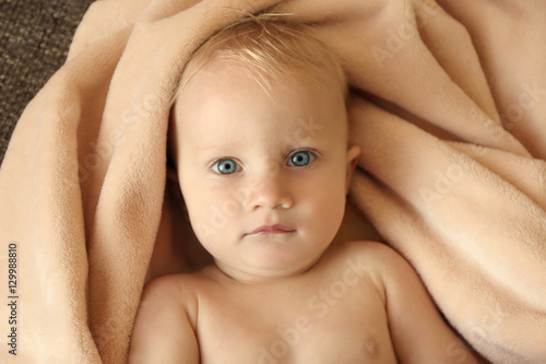 Portrait of little baby boy...