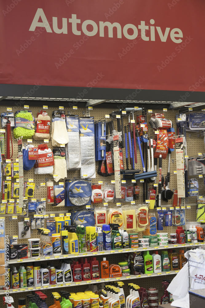 Interior view of a hardware store Interior view of a hardware store