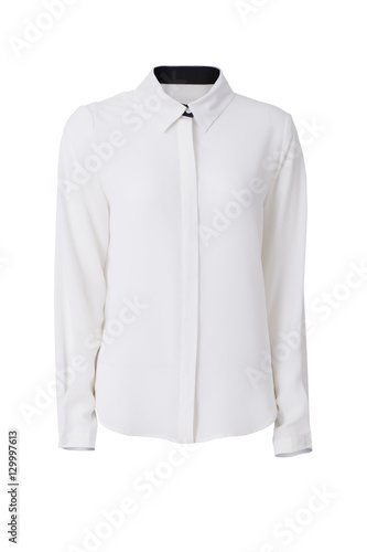 White shirt for women isolated on white background © mafffi