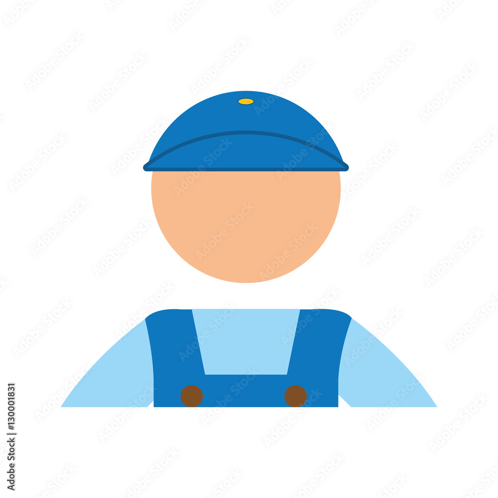 Courier delivery man icon vector illustration graphic design Courier delivery man icon vector illustration graphic design