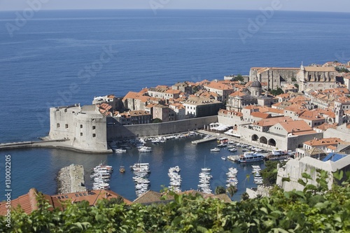 Coastal town of Dubrovnik Dalmatia
