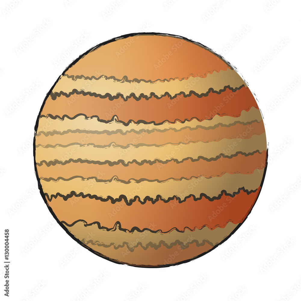 Planet icon. Space science orbiting and exploration theme. Isolated design. Vector illustration Planet icon. Space science orbiting and exploration theme. Isolated design. Vector illustration