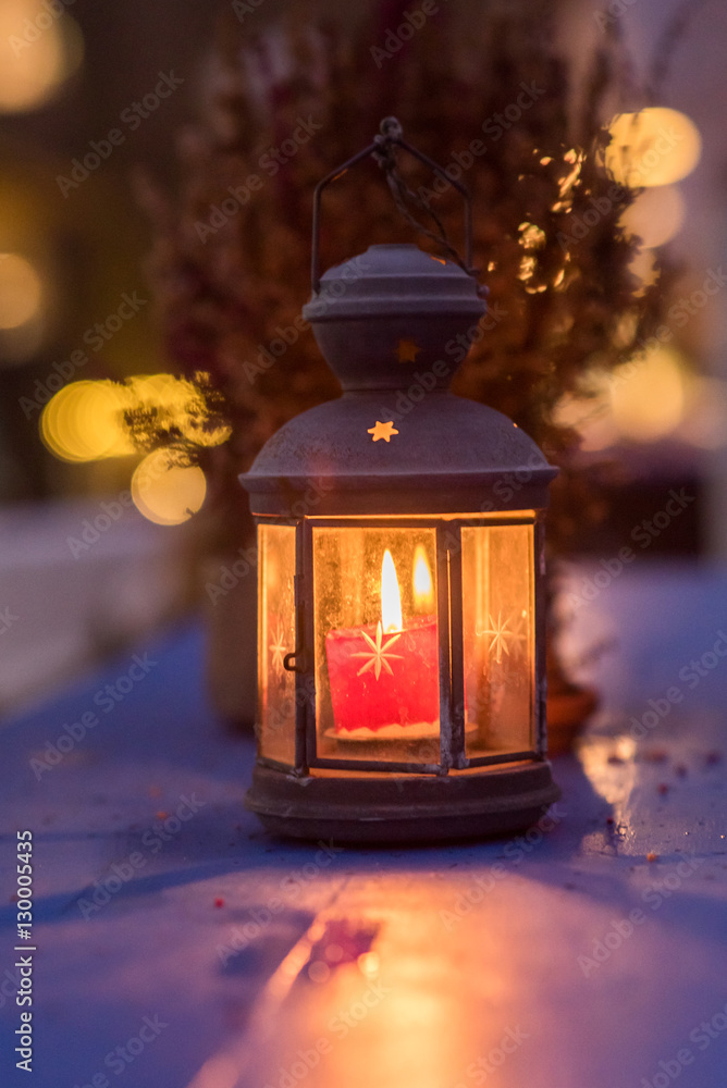 Candle light at Christmas market in Berlin Candle light at Christmas market in Berlin