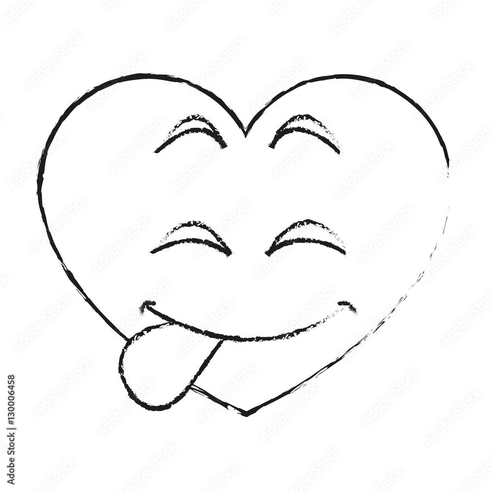 Heart cartoon icon. Love passion and romantic theme. Isolated design. Vector illustration Heart cartoon icon. Love passion and romantic theme. Isolated design. Vector illustration