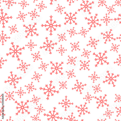 Christmas pattern seamless with icon christmas snowflake