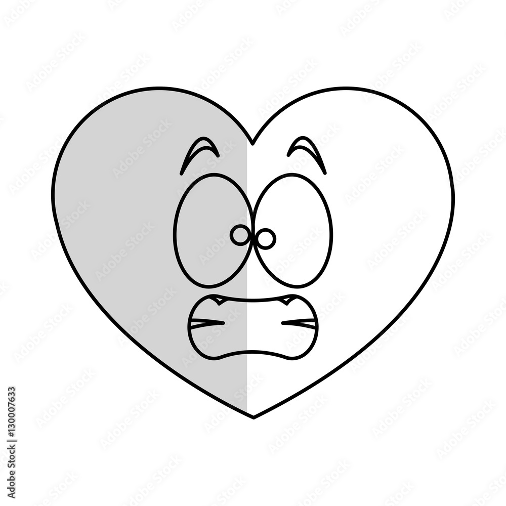Heart cartoon icon. Love passion and romantic theme. Isolated design. Vector illustration Heart cartoon icon. Love passion and romantic theme. Isolated design. Vector illustration