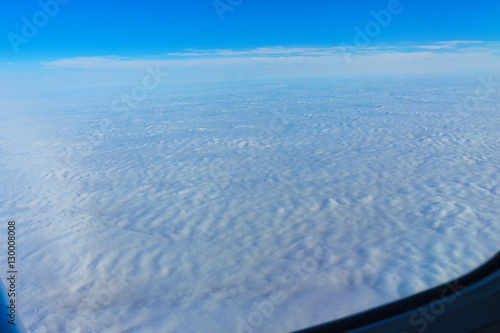 sky clouds flight