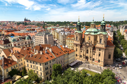 Panoramic view of Prague