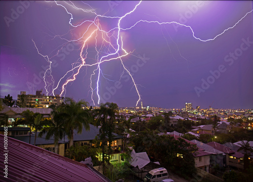 Lightning Storm over Brisbane