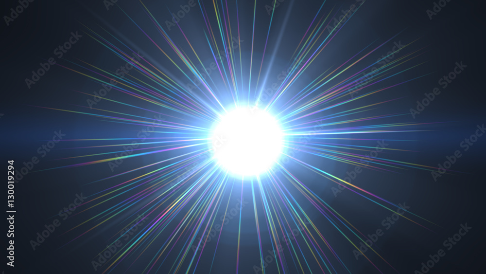 abstract lens flare