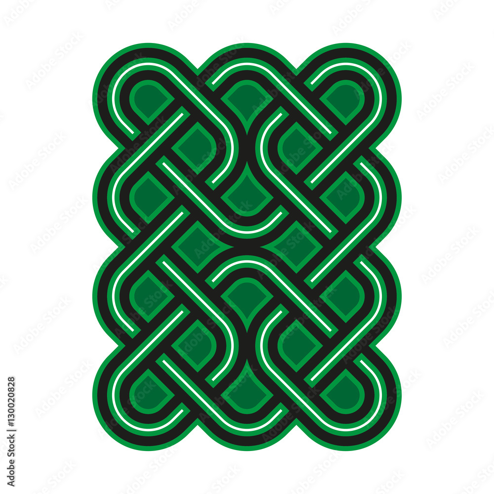Celtic pattern. Element of Celtic or Irish ornament Celtic pattern. Element of Celtic or Irish ornament