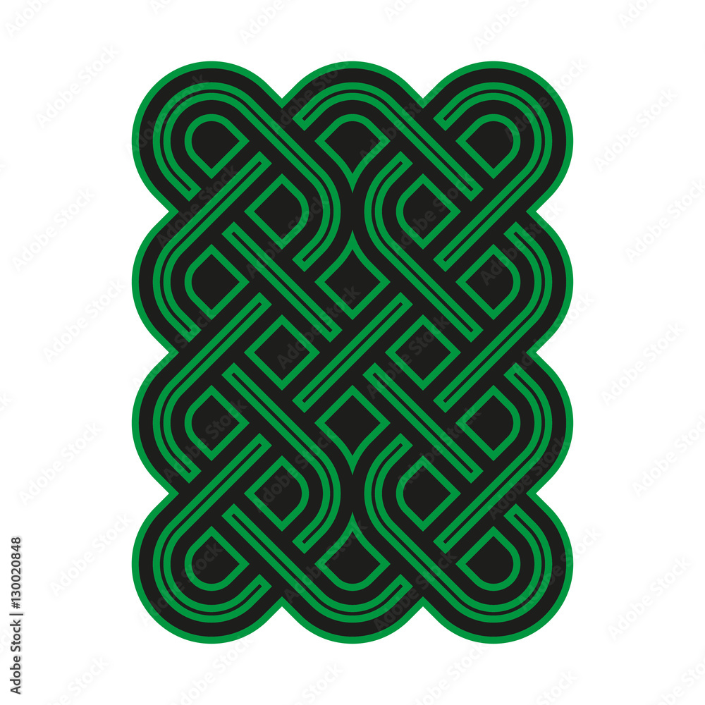 Celtic pattern. Element of Celtic or Irish ornament Celtic pattern. Element of Celtic or Irish ornament