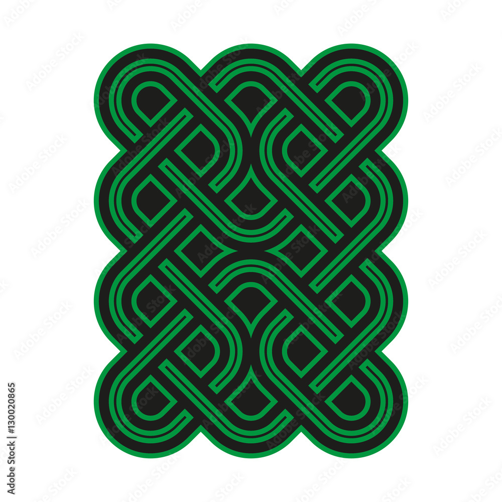 Celtic pattern. Element of Celtic or Irish ornament Celtic pattern. Element of Celtic or Irish ornament