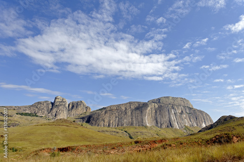 Ifandana rock, the place from which the Betsileo fell preferring death to Merina domination, Madagascar  photo