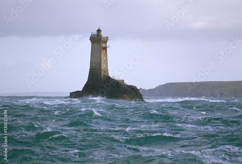 Phare de la Vieille (lighthouse), Raz de Sein, Finistere, Brittany, France photo