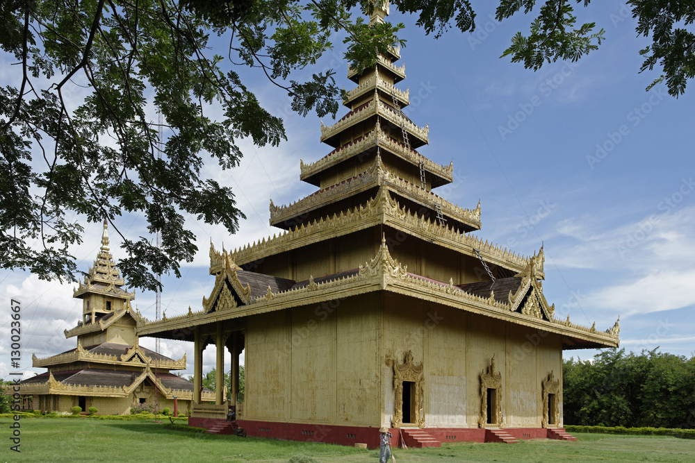The Palace of Shwebonyadanar Mingalar Nangdaw, Shwebo, Sagaing Division, Republic of the Union of Myanmar (Burma) The Palace of Shwebonyadanar Mingalar Nangdaw, Shwebo, Sagaing Division, Republic of the Union of Myanmar (Burma)