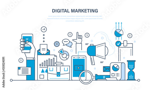 Digital marketing, finance, analysis, statistics, technology, media planning and promotion.