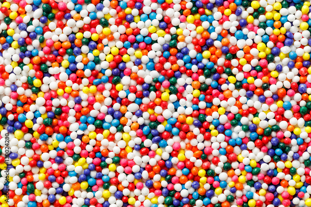 Rainbow nonpareils cupcake decoration sprinkles Rainbow nonpareils cupcake decoration sprinkles