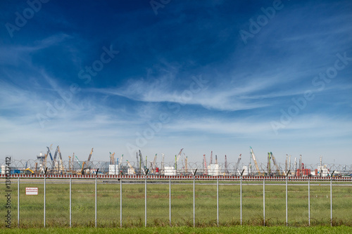 Construction site Security Restricted Area fence