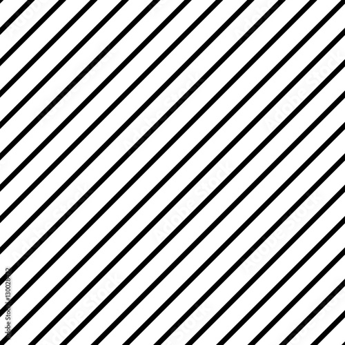 Seamless black and white diagonal lines pattern