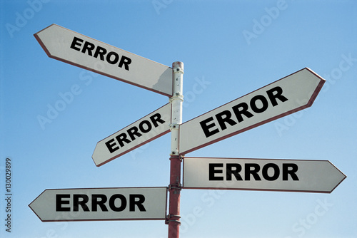 All routes point to an error