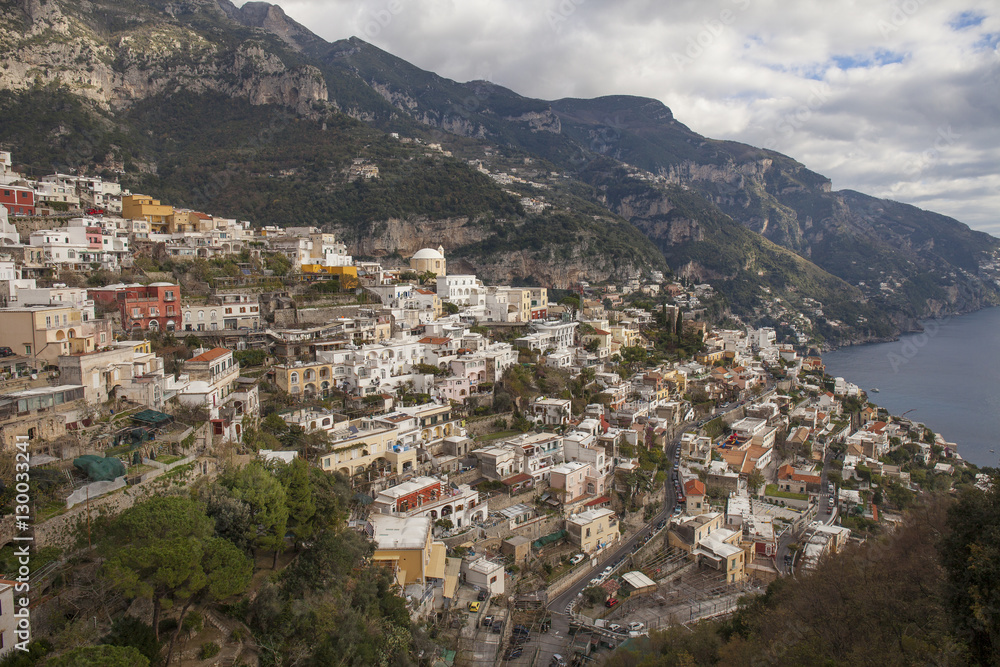 Positano : beautiful town in the Amalfi coast. Italy
