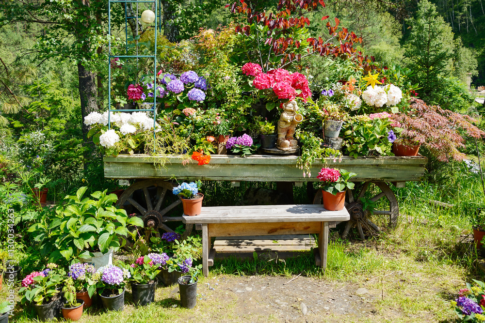 Decorative garden bench Decorative garden bench