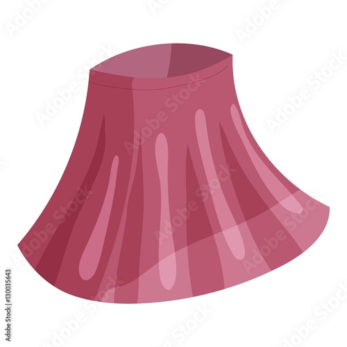 Skirt icon. Cartoon illustration of skirt vector icon for web