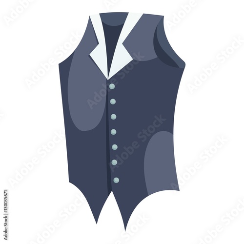 Waistcoat icon. Cartoon illustration of waistcoat vector icon for web