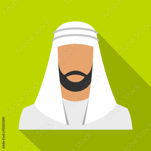 Muslim icon. Flat illustration of muslim vector icon for web