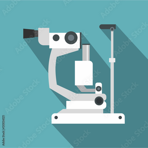 Refractometer icon. Flat illustration of refractometer vector icon for web