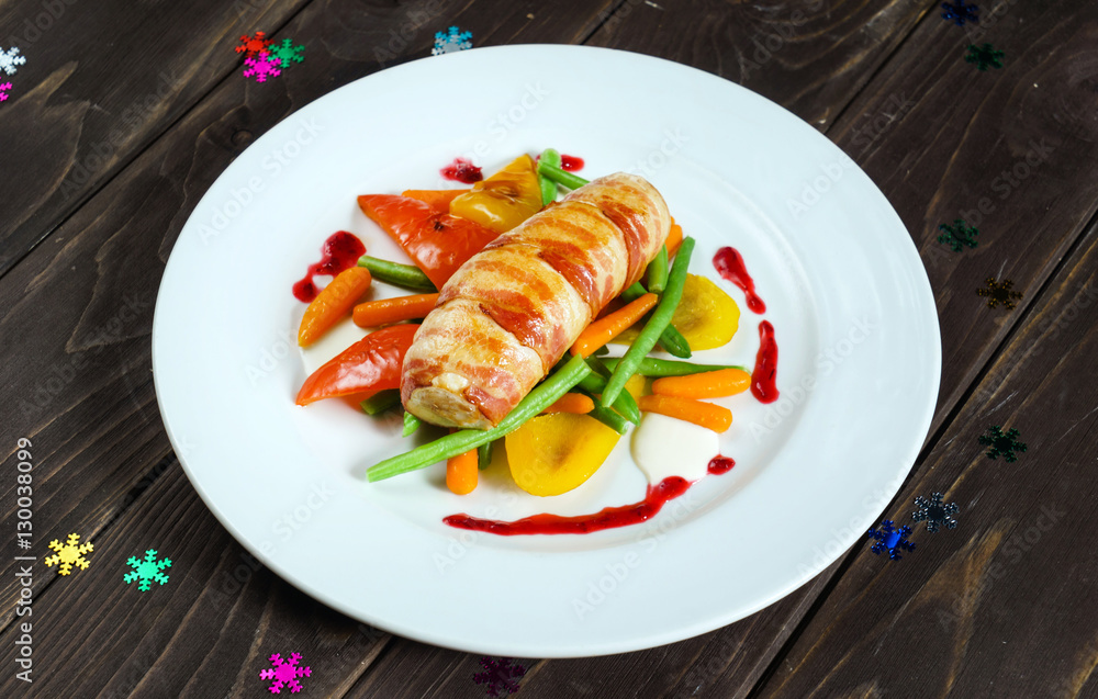 stuffed chicken with vegetables stuffed chicken with vegetables