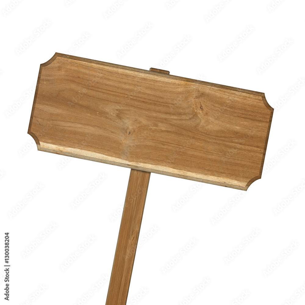 wooden sign on white background with clipping path wooden sign on white background with clipping path